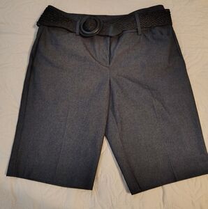 Dana Buchman Gray Bermuda Shorts Tailored Fit